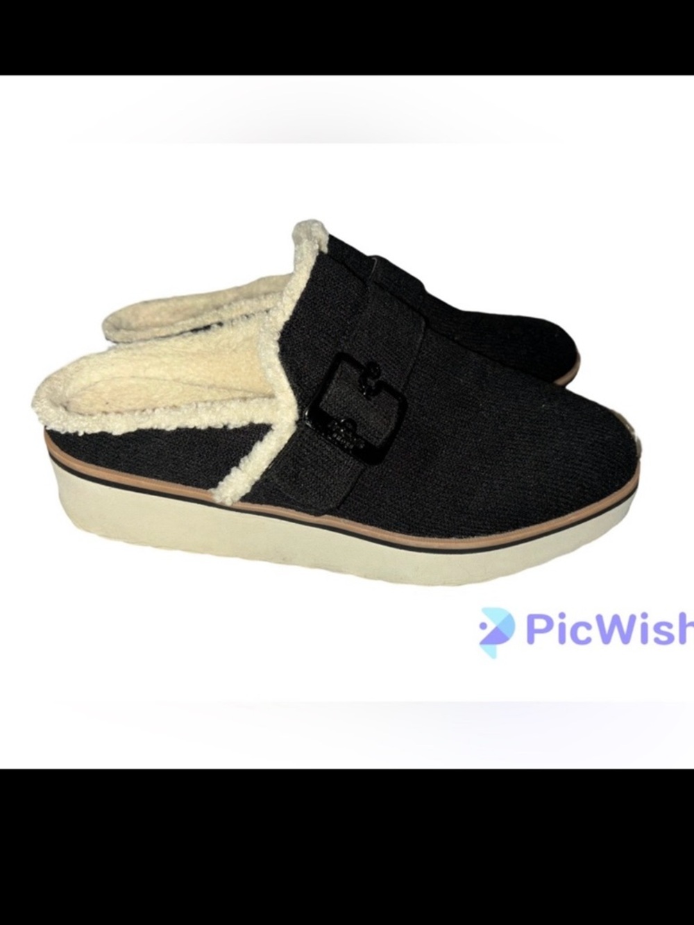 Dr. Scholl's Shoes Lexi Womens Faux Fur Lined Slip On Mules 8.5
